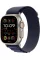 Apple Watch Ultra 2 49mm Natural Titanium Case with Navy Alpine Loop (Small) 2024